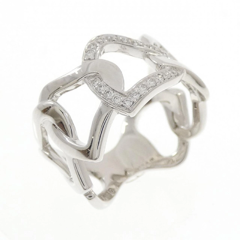 Nhẫn kim cương K18WG 668435