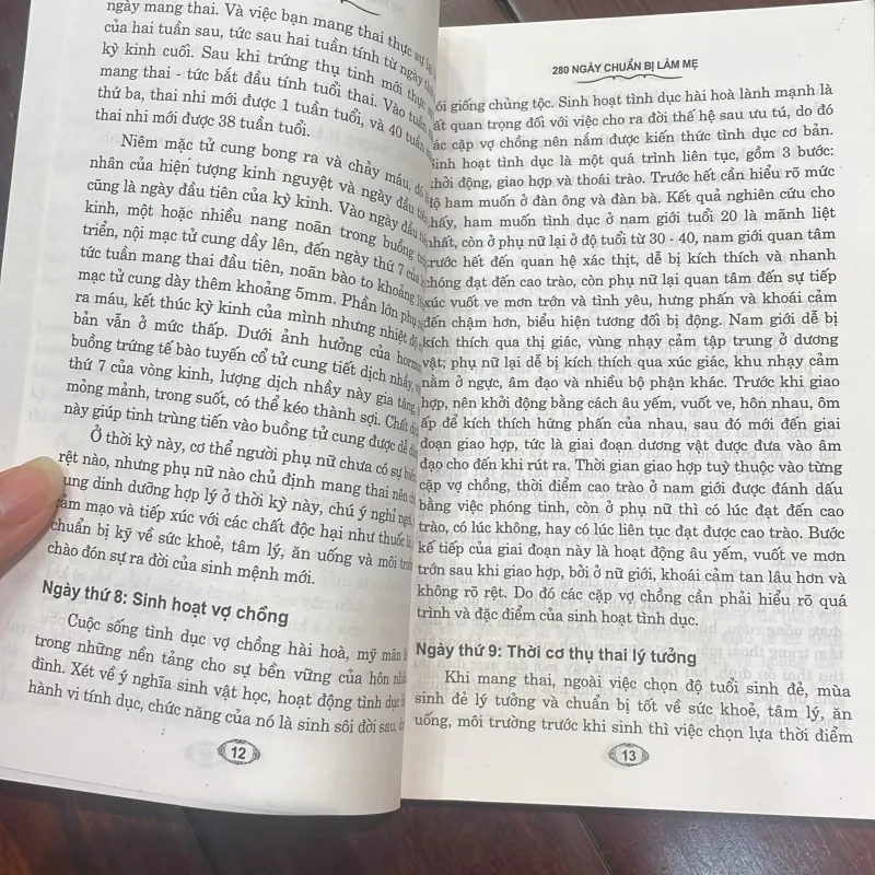 280 ngày chuẩn bị làm mẹ - lê hải yến - sách mang thai cha mẹ  1046452