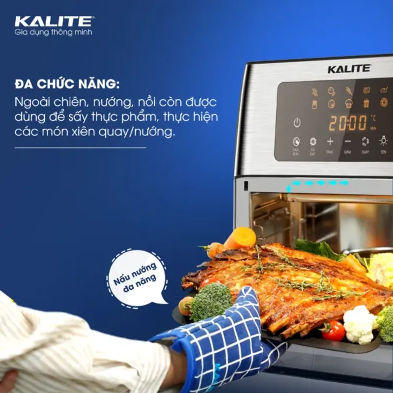 🍗 KL-1500 – 15L KHỦNG! Nướng gà – quay vịt – làm gì cũng “OK”! 718074