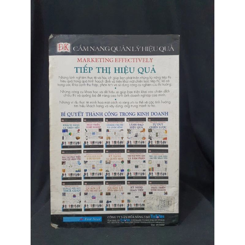 Cẩm nang quản lý hiệu quả - Tiếp thị hiệu quả mới 70% 2000 -HCM205 SÁCH KỸ NĂNG 914760