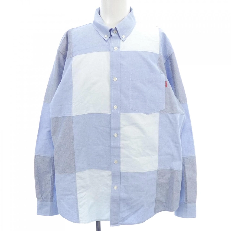 Áo sơ mi Oxford Patohwork SUPREME - Hàng hiệu Chính hãng 892007