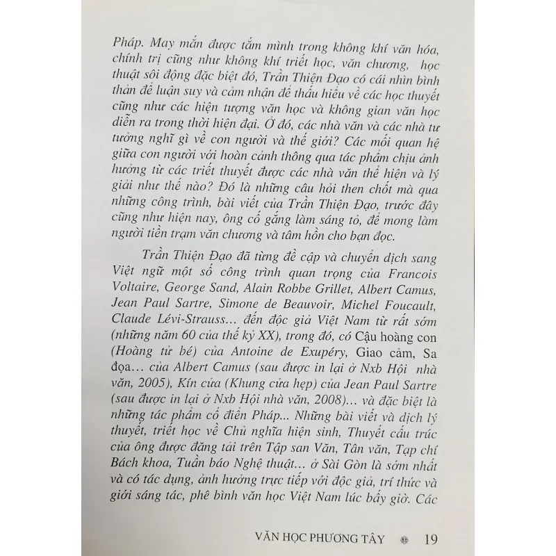 Văn học phương Tây lý luận phê bình và dịch thuật (Trần Thiện Đạo) 1033055
