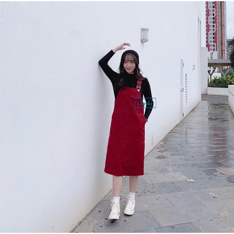 Váy yếm đỏ Jamila 454285