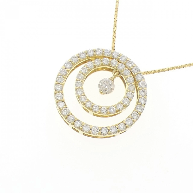 K18YG Dây chuyền kim cương 0.97CT - Hàng hiệu Chính hãng 845850