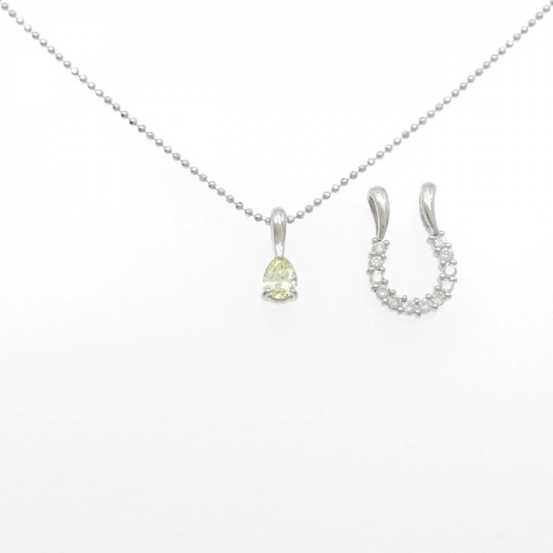 Dây chuyền kim cương 2WAY PT900/PT850 0.29CT - Hàng hiệu Authentic 859240