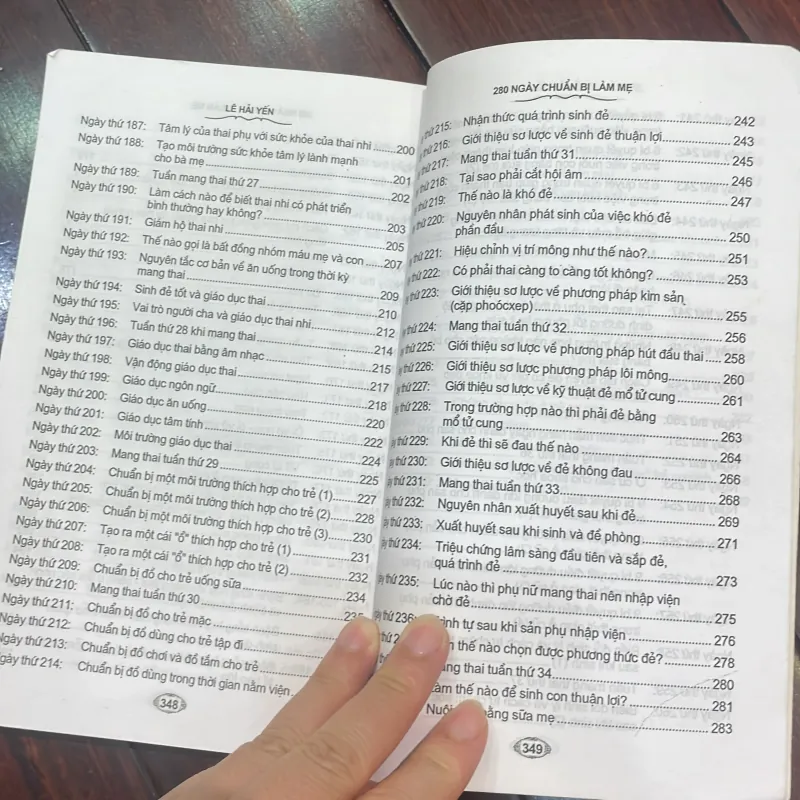 280 ngày chuẩn bị làm mẹ - lê hải yến - sách mang thai cha mẹ  1046452