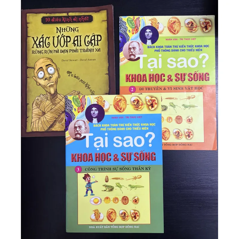 Combo 3 cuốn sách khoa học cho bé mê khám phá 926082