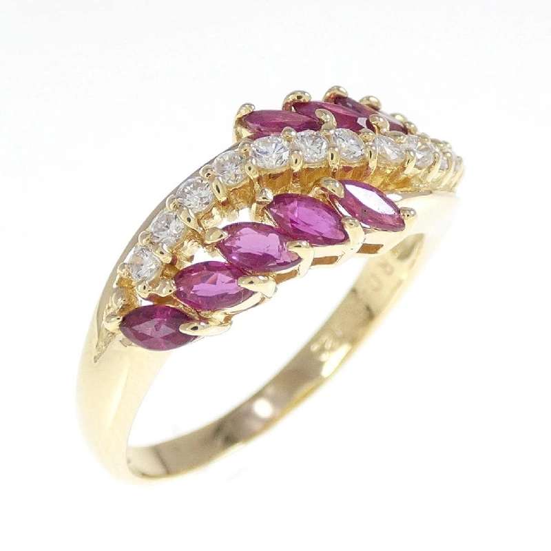 Nhẫn ruby 750YG 0.80CT 667949