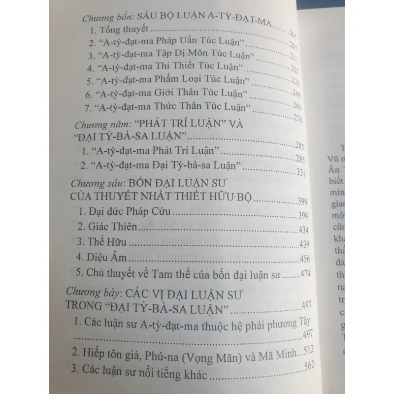 Nghiên cứu về các luận sư và tác phẩm của phái Thuyết Nhất Thiết Hữu Bộ - Tập 1 717662