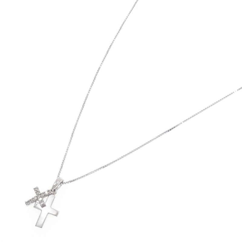 K14WG/K10WG Dây chuyền kim cương - Hàng hiệu Chính hãng 858496