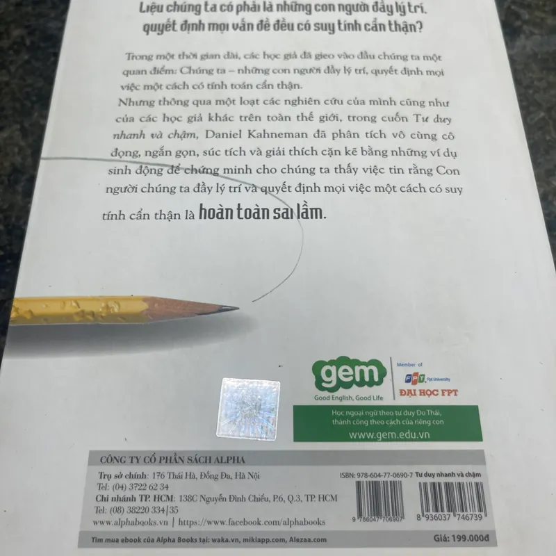 Tư duy nhanh và chậm Daniel Kahneman 560738