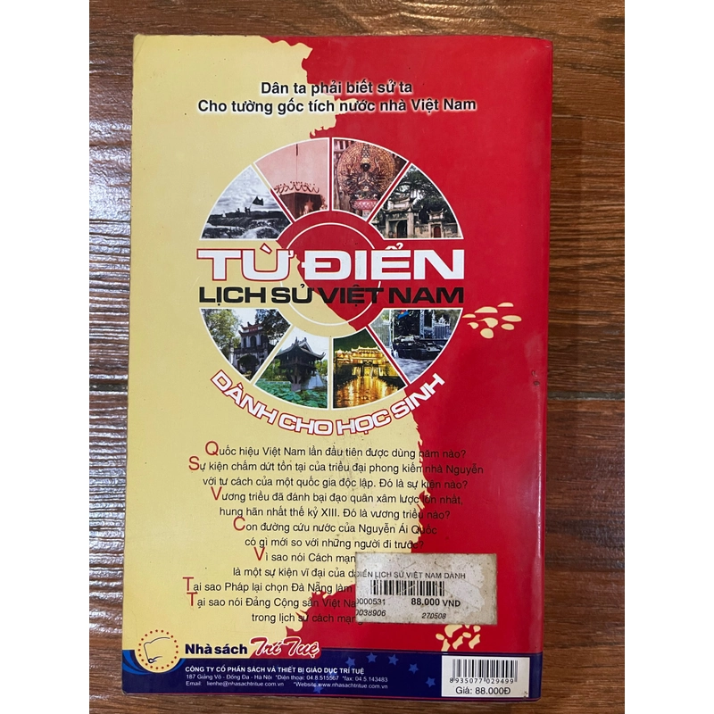 Từ Điển Lịch Sử Việt Nam dành cho học sinh (BM) 450734