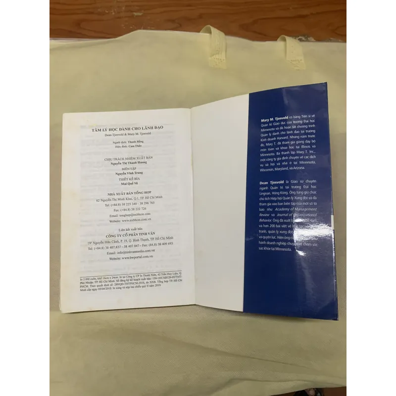 TÂM LÝ HỌC DÀNH CHO LÃNH ĐẠO khổ 16x24 738970