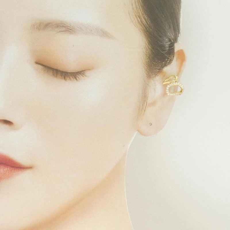 K18YG Bông tai kim cương 0.22CT một bên - Hàng hiệu Chính hãng 870762