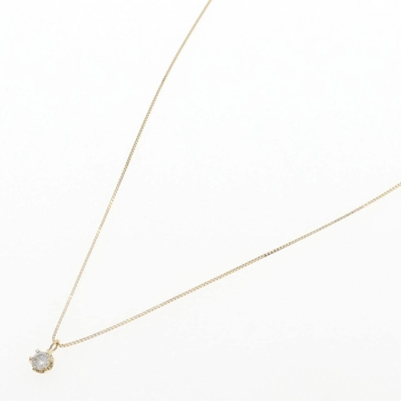 K18YG Solitaire Dây chuyền kim cương 0.08CT - Hàng hiệu Chính hãng 862121