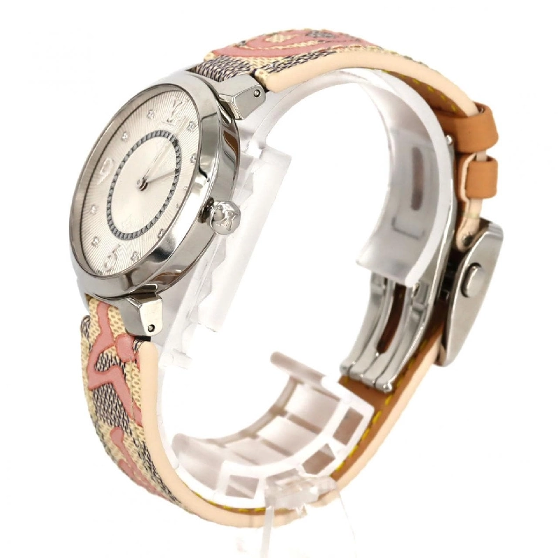 Louis Vuitton Tambour Monogram 8P Q13MJ SS Quartz - Hàng hiệu Authentic 875848