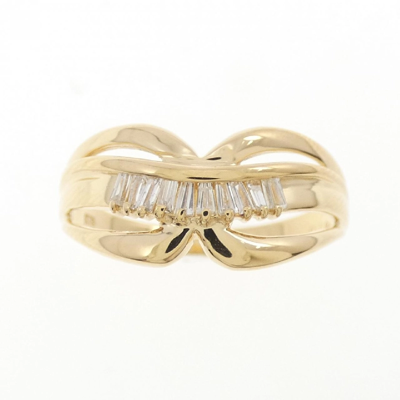 Nhẫn kim cương K18YG 0.13CT 669152