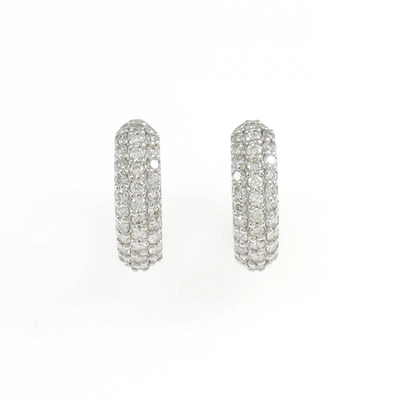 K18WG Bông tai kim cương Pavé 0.50CT - Hàng hiệu Chính hãng 868831