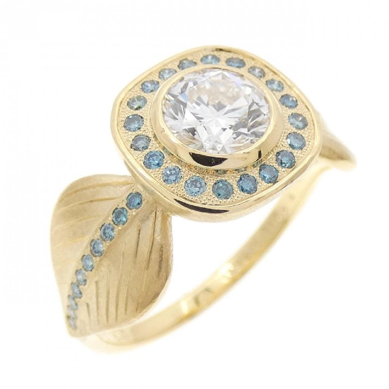 Nhẫn kim cương K18YG 1.002CT 665902