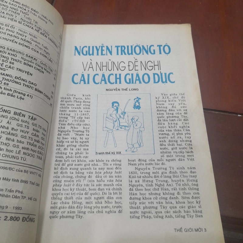 THẾ GIỚI MỚI số 69 năm 1993 444776