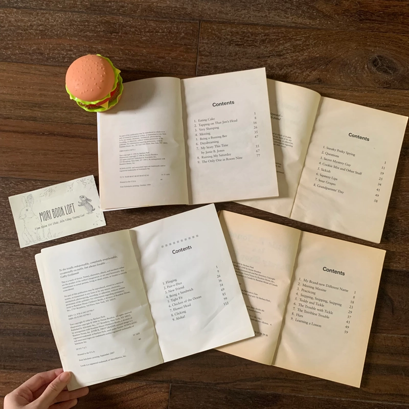 Sách ngoại văn - Combo 4 cuốn Junie B. Jones by Barbara Park, Used, trình độ A1-A2 538128