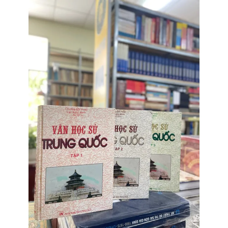 VĂN HỌC SỬ TRUNG QUỐC (TẬP 1, 2, 3) BÌA CỨNG - CHƯƠNG BỒI HOÀN, LẠC NGỌC MINH 1019743