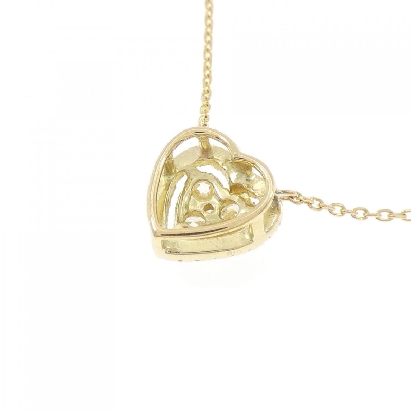 K18YG Dây chuyền kim cương hình trái tim 0.40CT - Hàng hiệu Chính hãng 857775