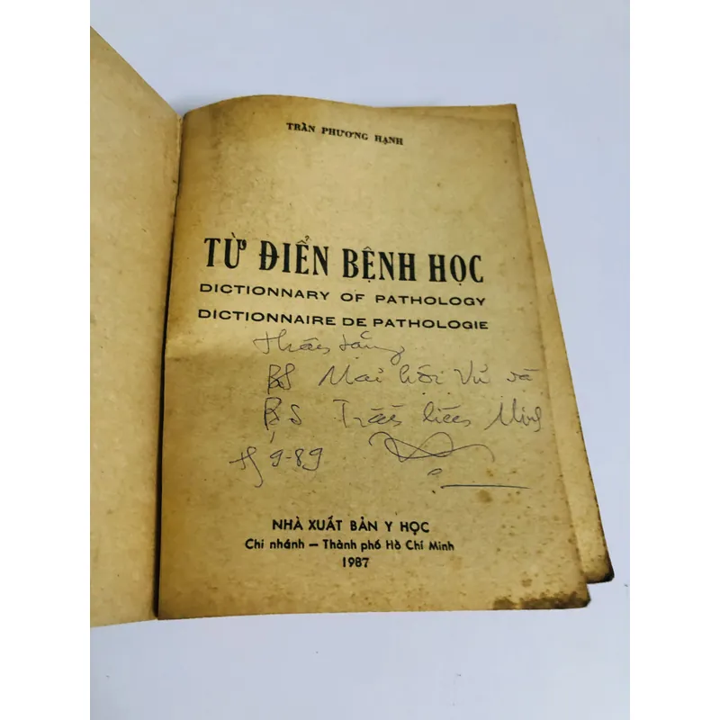 TỪ ĐIỂN BỆNH HỌC Anh - Pháp - Việt 707203