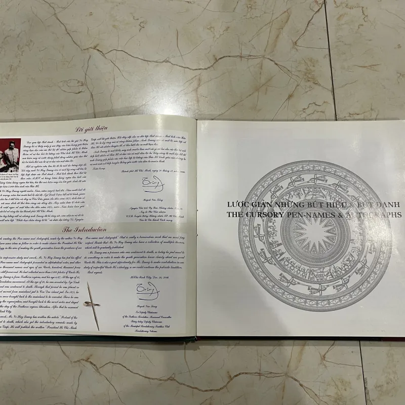 Chủ Tịch Hồ Chí Minh Bút danh & Bút tích President Ho Chi Minh The Pen - Name & Autograph 744810