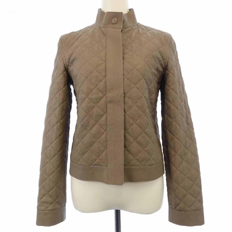 Áo khoác da HERMES Diamond Quilting 3H1207D1 - Hàng hiệu Authentic 820492