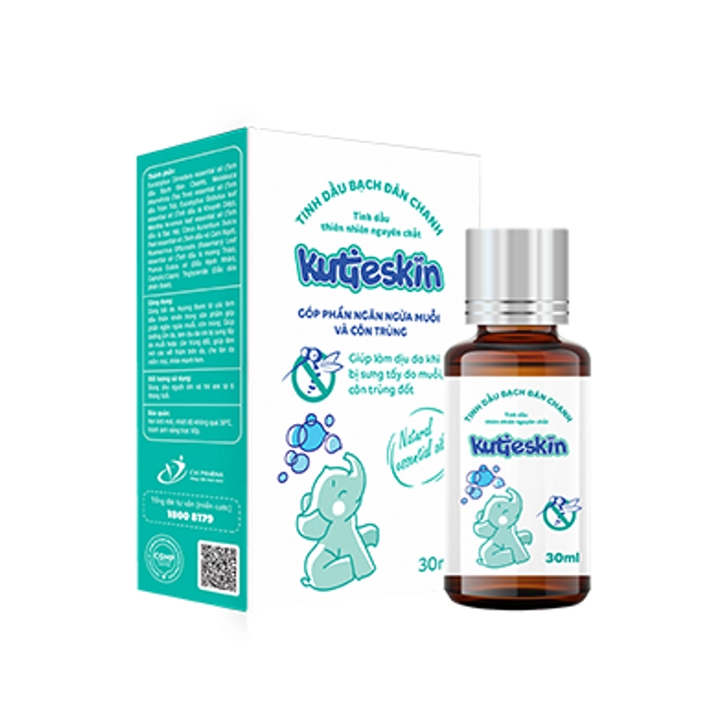 Dầu bôi bạch đàn chanh Kutieskin đuổi muỗi, côn trùng (30ml) 549007