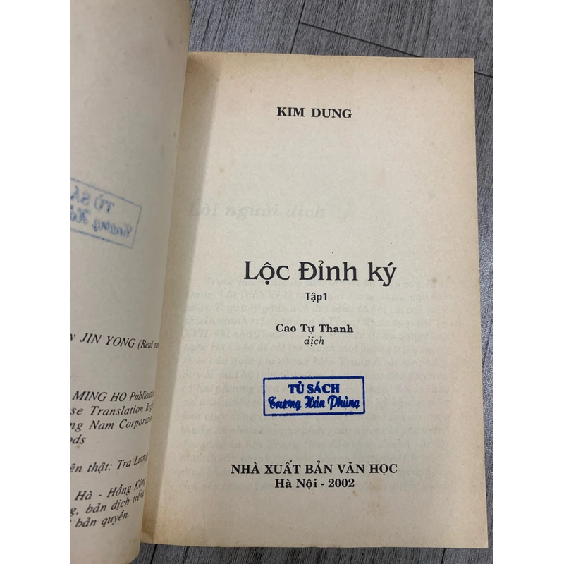 Lộc đỉnh ký. Bộ 10 tập. 4a2 538058