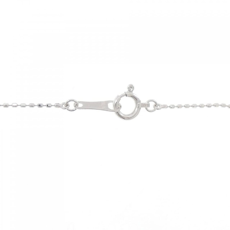 K18WG Khóa Kim Cương Dây Chuyền 0.31CT - Hàng hiệu Chính hãng 860828