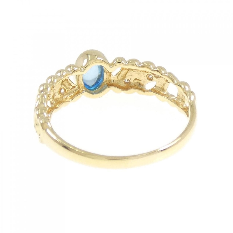 Nhẫn Blue Topaz K18YG - Hàng hiệu Chính hãng 849458