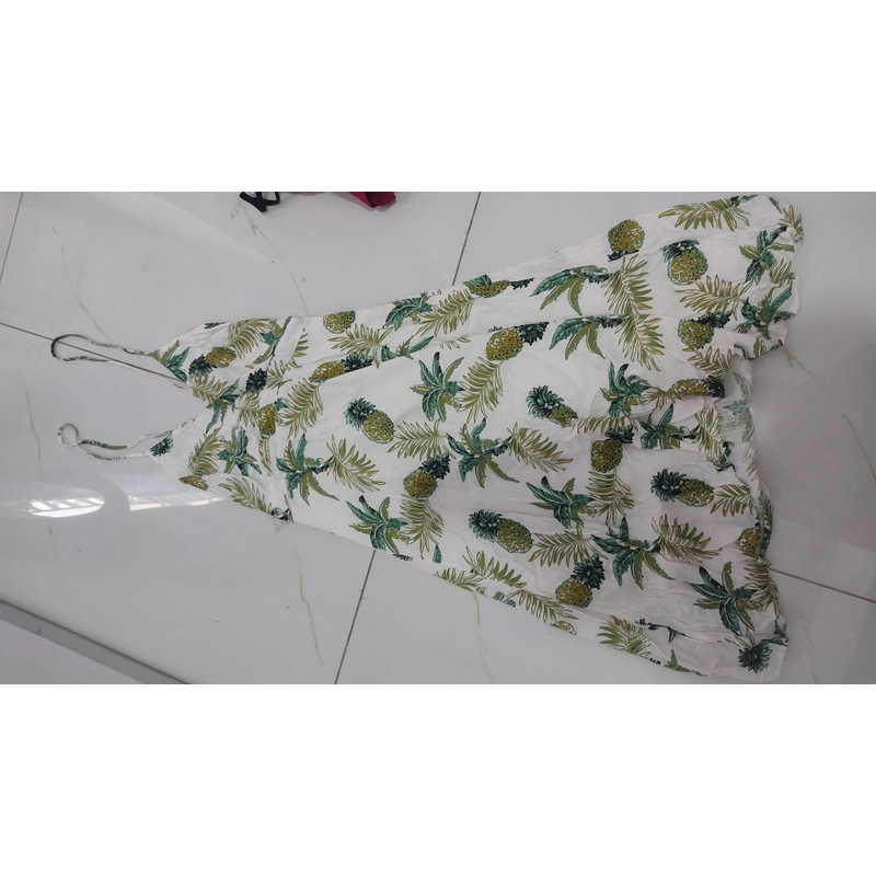 Đầm maxi  hoa lá đi biển 474029