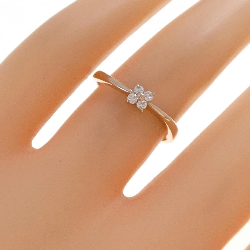 Nhẫn kim cương hoa K18PG 0.08CT - Hàng hiệu Authentic 853493