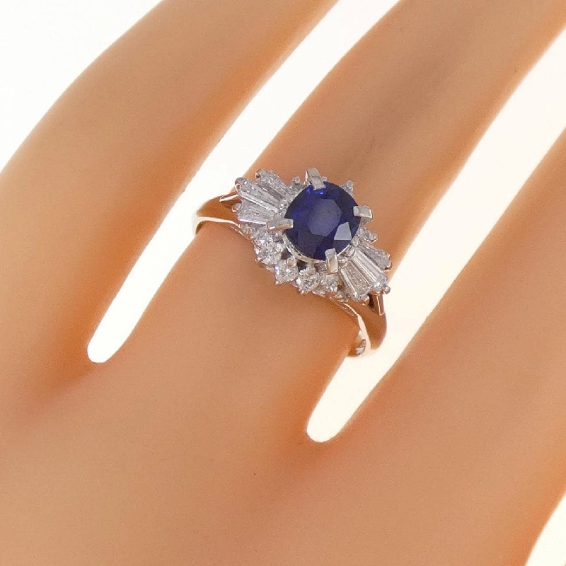 Nhẫn Sapphire PT900 0.89CT 670869