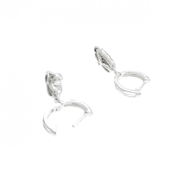 K18WG/K18BG Bông tai kim cương hình trái tim 0.30CT - Hàng hiệu Chính hãng 867371