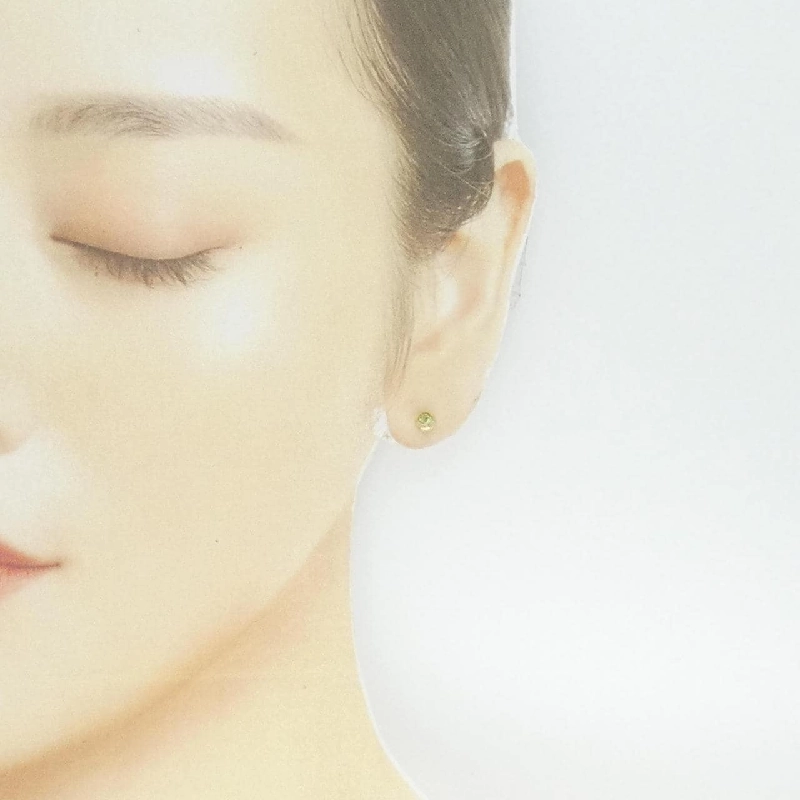 K18YG Peridot Bông tai - Hàng hiệu Chính hãng 871986