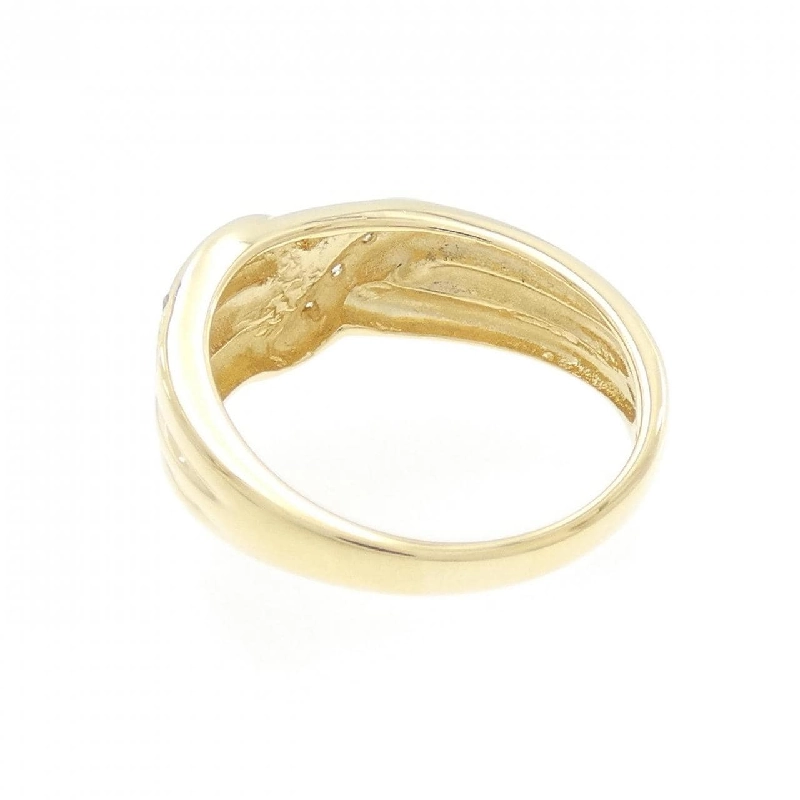 Nhẫn kim cương K18YG 0.07CT 671823