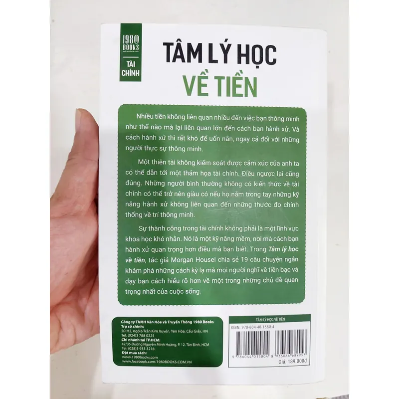 Tâm lý học về tiền: Những bí mật về tham vọng, sự thịnh vượng và hạnh phú 596710