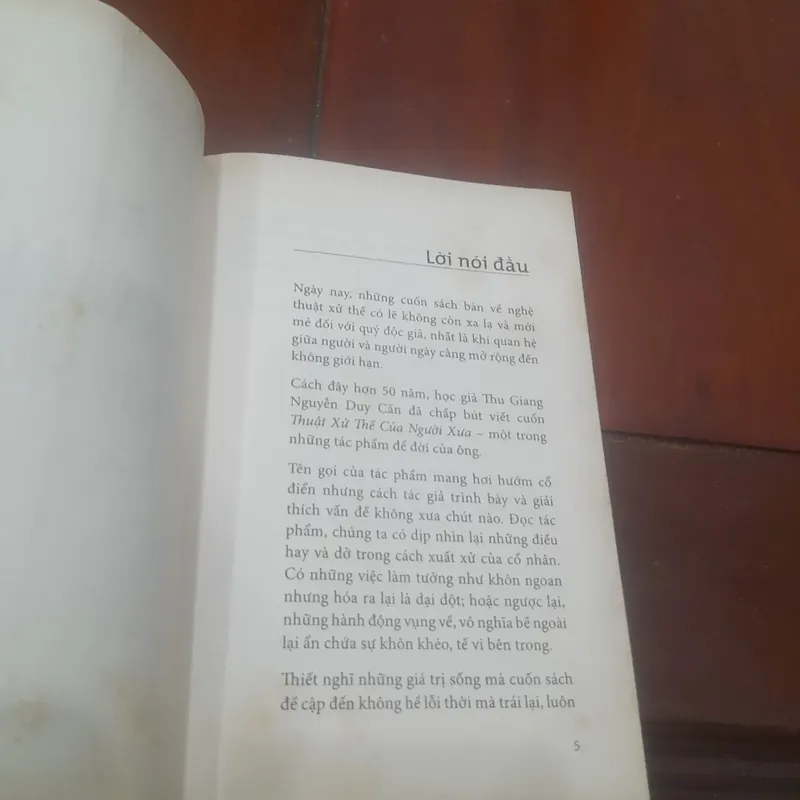 Thu Giang NGUYỄN DUY CẦN - Thuật XỬ THẾ của người xưa 606492