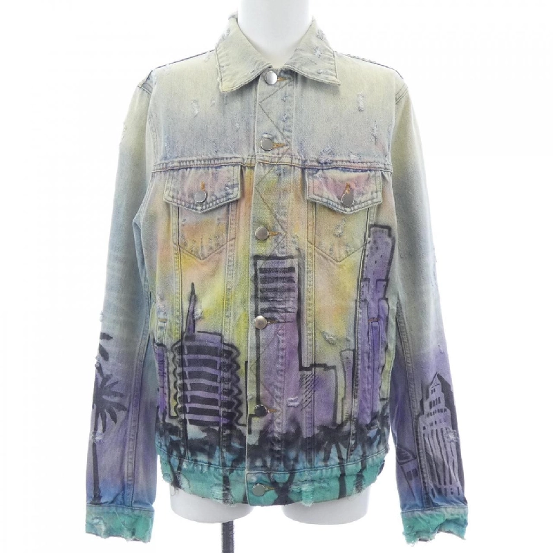 Áo khoác denim AMIRI - Hàng hiệu Authentic 882903