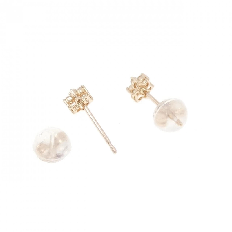 K18PG Bông tai hoa kim cương 0.12CT - Hàng hiệu Chính hãng 863868