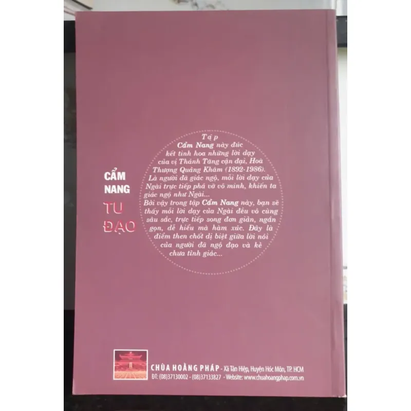 Cẩm Nang Tu Đạo - Hoà Thượng Quảng Khâm 695671