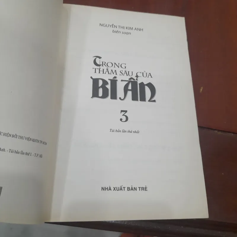 TRONG THẲM SÂU CỦA BÍ ẨN, tập 3 748269