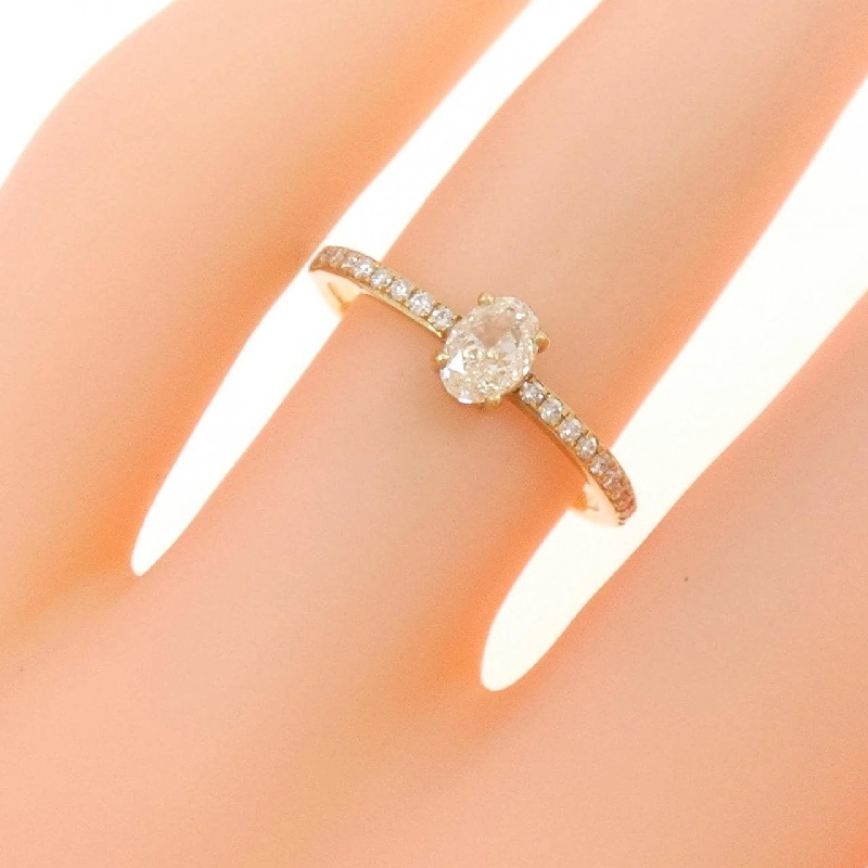 Nhẫn kim cương K18YG 0.38CT - Hàng hiệu chính hãng 857254