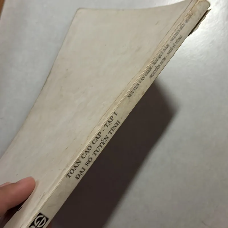 Toán cao cấp - Tập 1: đại số tuyến tính - Nguyễn Văn Giám 745158