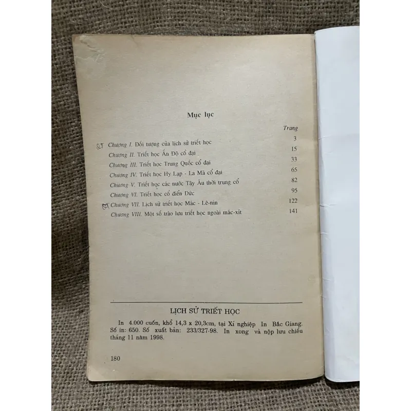 Lịch sử triết học - 1998 959869