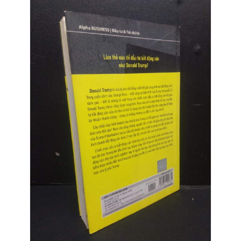 Donald Trump - Chiến lược đầu tư bất động sản mới 90% bẩn 2019 HCM2105 George H. Ross SÁCH KỸ NĂNG 145824